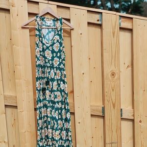 Lauren Conrad Green Maxi Dress